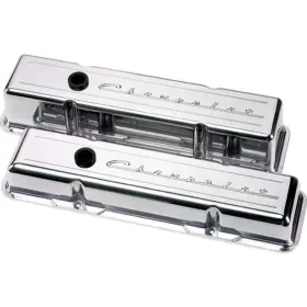 95223 Billet Specialties - Sbc Script Tall Valve Covers