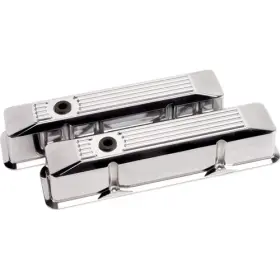 95620 Billet Specialties Valve Covers Small Block Fits For Chevy Ball
