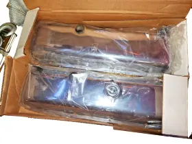96022 Billet Specialties Valve Cover Bb Sht Chevy Power Polished Chrome