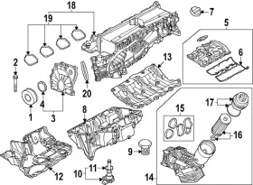 11-12-1-025-398 Bmw Genuine Valve Cover