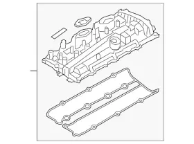 11-12-8-064-479 Bmw Genuine Valve Cover 11128064479