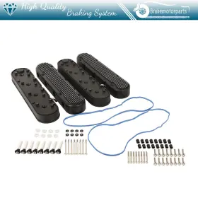 Bk1768370101s Brakemotorparts Black Ls Finned Cast Aluminum Valve Covers For Chevy Small Block Sb V8 293 325 Bk1768370101s Brakemotorparts Black Ls Finned Cast Aluminum Valve Covers For Chevy Small Block Sb V8 293 325