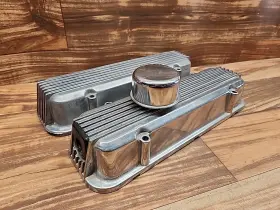 25520186 Buick 25520185 Grand National Finned Turbo Valve Covers 3.8l V6 Skrl