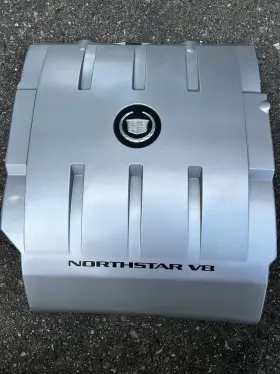 12585375 Cadillac 12585374 06 07 08 09 10 11 Dts 4.6 Northstar V8 Engine Cover Shield Oem