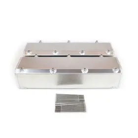 Canton 887753717740 Racing Valve Cover 65-385 Fabricated Satin Aluminum For Ford 460 Bbf