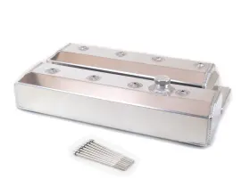 Canton Racing Products 887753717702 65-208 Valve Covers For Small Block Chevy Lt1 Corvette 92-96 Fabbed Alum