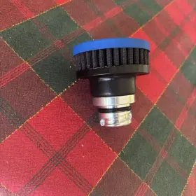 1-0103-1 Cfm Performance Valve Cover Breather Oil Cap For 2013-2018 Focus St St250 2.0l Wrinkle Blue