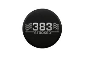 Cfr Performance Hz-6103-pbk-383 Aluminum Breather Smooth Style Laser-etched 383 Matte Black