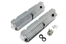 Cfr Performance Hz-6729-3-pol Tall Aluminum Valve Covers Fits Ford 289 302 351w 427 1962-85 - Polished