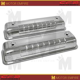 Cfr Performance Hz-7541-c Fits 1955-64 Ford Y Block 272 292 312 Chrome Steel Valve Covers 3.5 Inch Heights