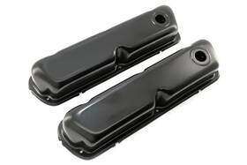 Cfr Performance Hz-9237-pbk 1 Hole Black Steel Valve Covers For 1662-1885 Ford Small Block 302 351w