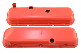 396-427-454 Cfr Performance Hz-9504-po Steel Short Valve Covers Fits 1965 1972 Chevy Bb Painted Orange