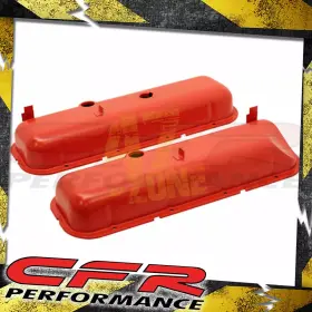 Hz-9504-t-po Cfr Performance For 65-72 Chevy Big Block 396 427 454 Orange Tall Recessed Corner Valve Covers