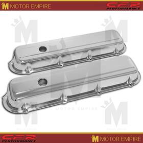 Cfr Performance Hz-9521-c Fit 1968-1984 Cadillac 368-425-472-500 V8 Engine Valve Covers Chrome