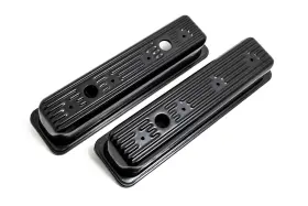 Hz-9705-pbk Cfr Performance Fits 1987 00 Chevy/gmc 5.0l And 5.7l Center Bolt Steel Tall Valve Covers Black