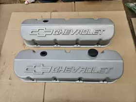 12370836 Chevrolet Bbc Big Block Chevy Bow Tie Tall Cast Aluminum Valve Covers 12370836 Chevrolet Bbc Big Block Chevy Bow Tie Tall Cast Aluminum Valve Covers