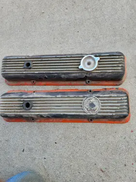 14025534 Chevrolet 1977 1978 1979 1980 1981 1982 Corvette 350 Lt1 L82 Aluminum Finned Valve Covers