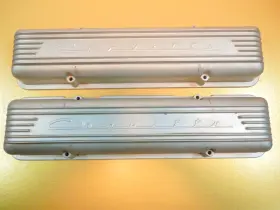 9594653 Chevrolet Original Pair Of 1957-1959 Corvette Aluminum Valve Covers Part# 37260