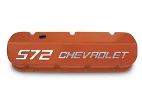 12499200 Chevrolet Performance Gm Cast Aluminum Valve Covers Chevy Bbc 396 427 454