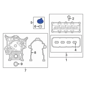 4884819ae Chrysler Oe For 300 2012-2023 Engine Oil Filler Cap
