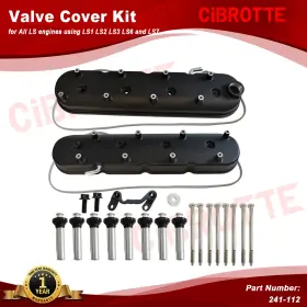 004-561alub Cibrotte Performance Tall Valve Cover For All Ls Engines Using Ls1 Ls2 Ls3 Ls6 And Ls7