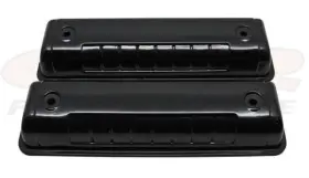 Cbk-7541-pbk Cobra-tek For 1955-1964 Ford Y-block 272 292 312 Valve Covers - Black