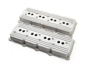 Cbk-7730-r Cobra-tek For Gen 3 Hemi 5.7l 6.1l 6.4l Cast Aluminum Valve Covers Unfinished Finned
