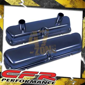 Hz-7225-pbl Cobra-tek For 1962-85 Ford Small Block Circle Track Racing Valve Covers - Blue