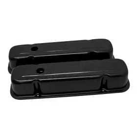 Hz-9300-pbk Cobra-tek Fits 59-79 Pontiac 301 326 350 389 400 428 V8 Tall Steel Valve Cover
