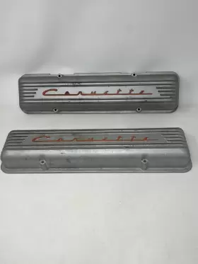 3726086 Corvette 1958-1966 Aluminum Valve Covers 7 Fin 3726086 Corvette 1958-1966 Aluminum Valve Covers 7 Fin