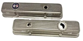 464669 Corvette 464670 1969-1982 Chevy C3 Lt1 7-fin Aluminum Valve Covers Oem