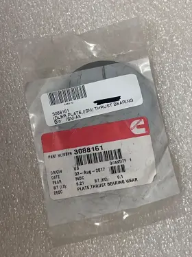 3088161 Cummins New Oem Thrust Bearing Wear Plate. Genuine