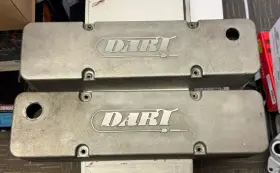 301-68000015 Dart Small Block Chevy Valve Covers Cast Aluminum Tall