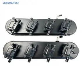 Dm-4419-bk Deepmotor Ls Fabricated Valve Covers With D510c Ignition Coils For Ls1 Ls2 Ls3 Ls6 5.3 6.0