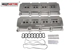 Dm-5033-sl Deepmotor Aluminum Fabricated Valve Covers For Gen 3 Iii Hemi 5.7l 6.1l 6.4l