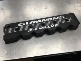 5332814 Dodge 1998-2002 Ram Turbo Diesel 5.9l Cummins Powder Coated Valve Cover Black