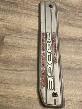 Dodge 94 95 96 97 98 Engine Valve Cover Top Plate Trim 94-98 12 Ram Cummins Diesel 5.9l Dodge 94 95 96 97 98 Engine Valve Cover Top Plate Trim 94-98 12 Ram Cummins Diesel 5.9l