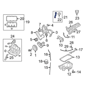 4892264aa Dodge Oe For Grand Caravan 2008-2010 Engine Oil Filler Tube