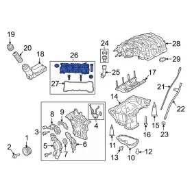 4893799aj Dodge Oe Left Engine Valve Cover