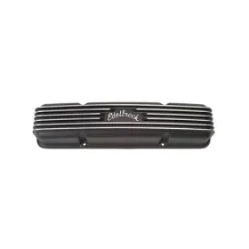 41453 Edelbrock Classic Cast Aluminum Valve Covers Chevy Sbc 283 305 350 400