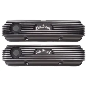 41623 Edelbrock Valve Cover Set Fits Ford V8 Fe