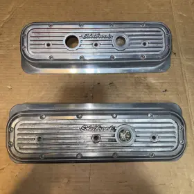 4252 Edelbrock Valve Covers Elite Series 1987 And Later 4.3l V6 Chevy/gmc