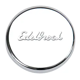 4415 Edelbrock Oil Filler Cap Fill Hole Plug Chrome Steel Push-in