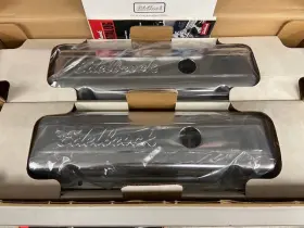 4487 Edelbrock Singature Series Valve Covers Chevy 229 90 Degree V6 Not For 262