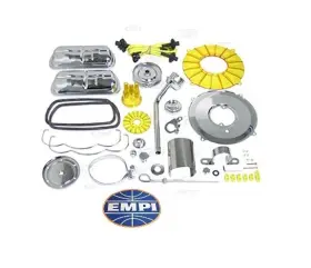 00-8655-0 Empi Super Color And Chrome Dress Up Kit Yellow Vw Beetle Bug Air-cooled Dunebuggy