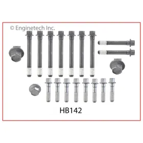 Hb142 Enginetech Chevy 283 305 327 350 400 Head Bolts Set Kit Fits Chevrolet