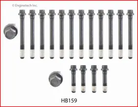 Hb159 Enginetech Mercruiser Marine Chevy 454 502 Head Bolt Set Both Heads