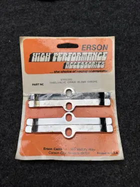 E981201 Erson Chrome Valve Cover Tabs Nip Nos