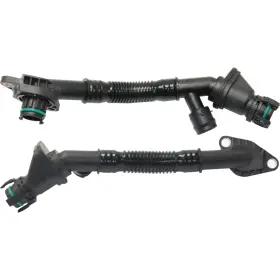 14618773 Evan-fischer Breather Hose For 2008-2014 Bmw X6 Set Of 2 Driver And Passenger Side
