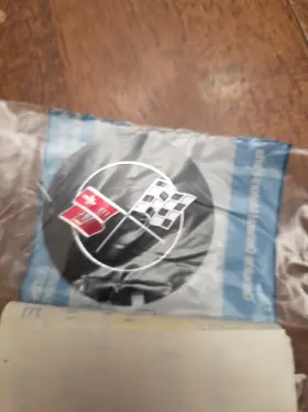 3946860 Factory Oem 69-82 Chevrolet Camaro Corvette Cross Flag Valve Cover Emblem Nos